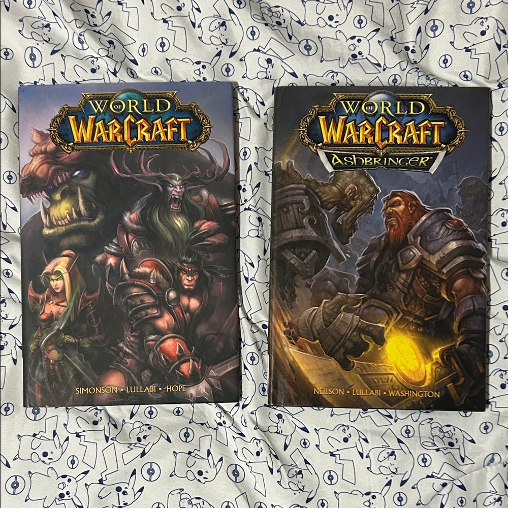 World of Warcraft Book 1 & World of Warcraft:Ashbringer Hardcover Graphic Novels